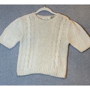 Vintage 80’s Hunters Glen Hand Knit Sweater - Size M